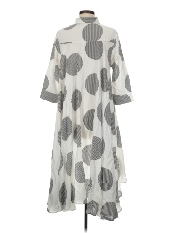 P. Luca Milano 3/4 Sleeve Button-Down Shirt (view 2)