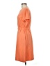 Unbranded Solid Orange Casual Dress Size M - photo 5