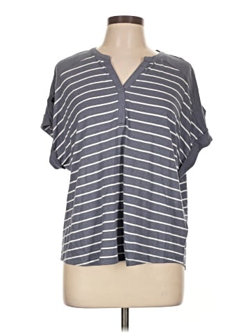 Cable & Gauge Short Sleeve Blouse (view 1)