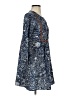 Assorted Brands 100% Polyester Paisley Blue Casual Dress Size S - photo 4