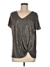 Democracy Gray Short Sleeve Top Size M - photo 1