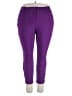 Lane Bryant Solid Purple Active Pants Size 18 - photo 1