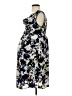 Gap - Maternity 100% Polyester Floral Blue Black Cocktail Dress Size XS - photo 5