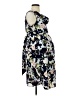 Gap - Maternity 100% Polyester Floral Blue Black Cocktail Dress Size XS - photo 4