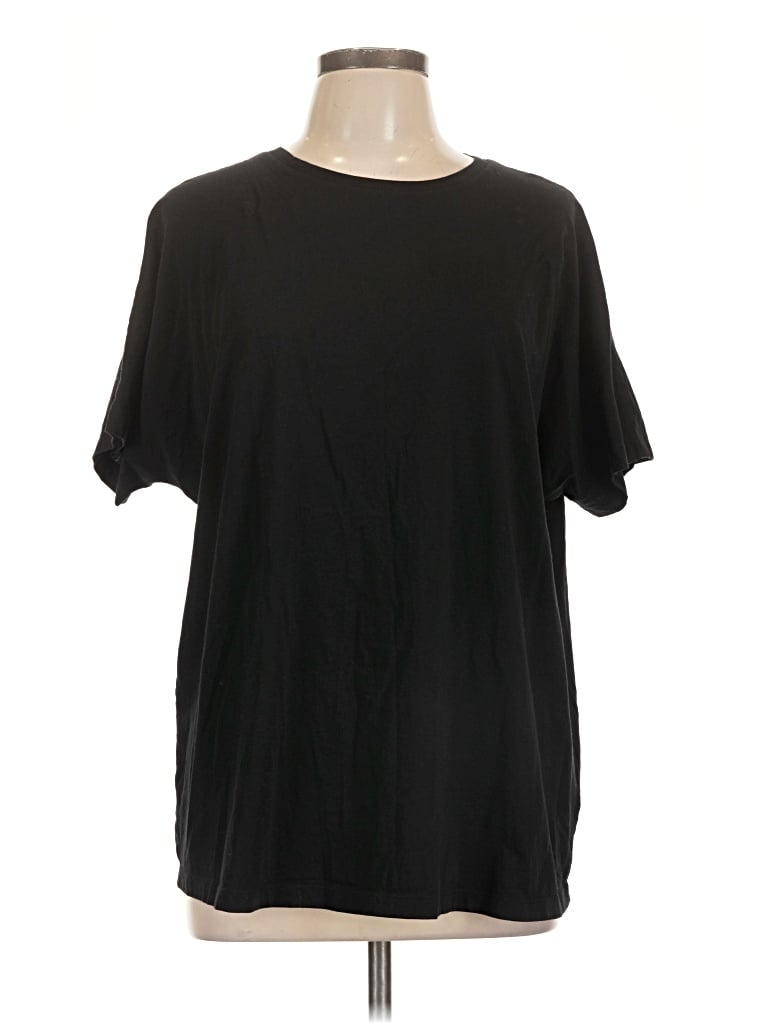 Pre-owned Cos Short Sleeve T-shirt In Black