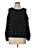 Lauren Conrad 100% Polyester Black 3/4 Sleeve Blouse Size L - photo 1