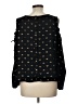 Lauren Conrad 100% Polyester Black 3/4 Sleeve Blouse Size L - photo 2