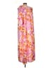 AaKaa 100% Polyester Pink Casual Dress Size L - photo 2