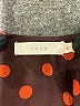 Lush 100% Polyester Polka Dots Orange Sleeveless Top Size M - photo 7