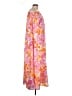AaKaa 100% Polyester Pink Casual Dress Size L - photo 4