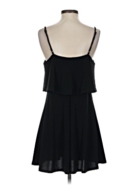 dolls kill black dress Widow Lace Trim High Low Mini Dress