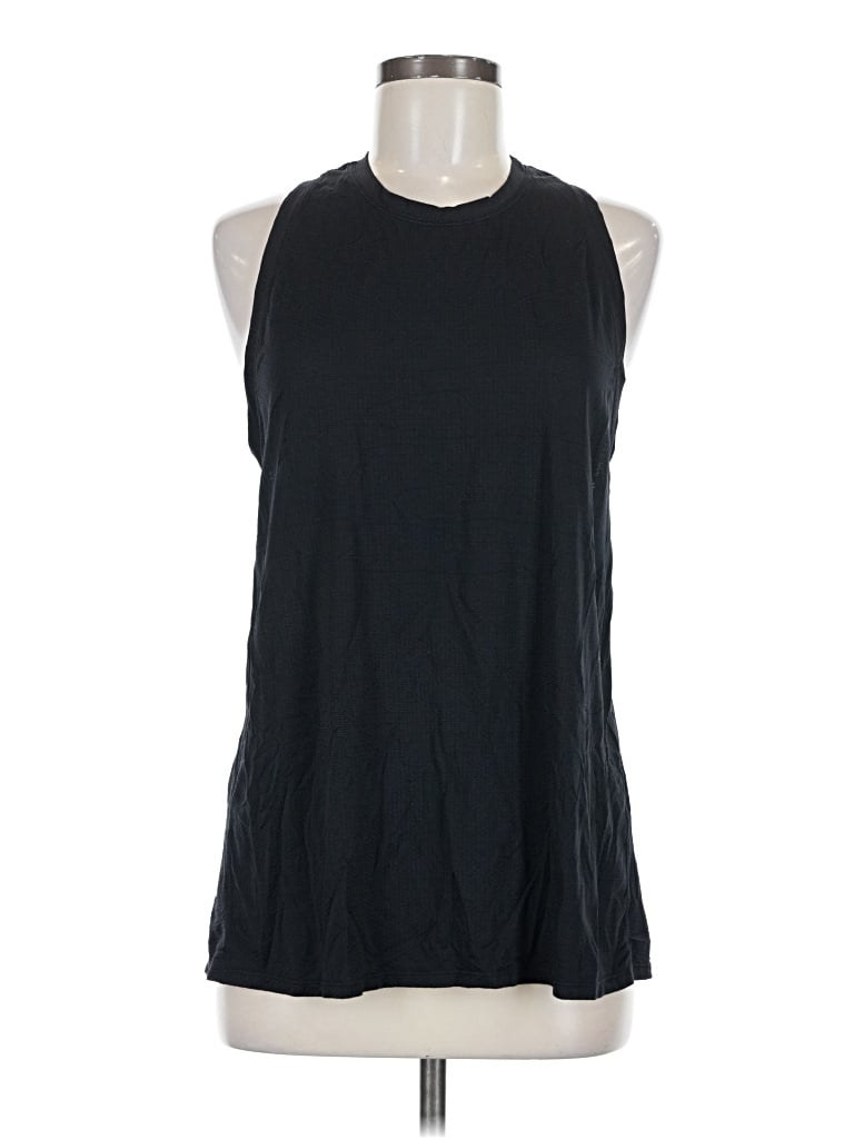 Pre-owned Lululemon Athletica Sleeveless T-shirt In Black