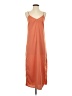 A New Day 100% Polyester Orange Casual Dress Size XS - photo 1
