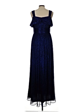 light blue dress with belt Alex Evenings Petite Eleanor Sweetheart Neck Dress Ice Sage / 12P main image 0