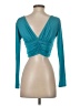 Shein Teal Long Sleeve Top Size 2 - photo 2