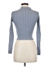 Shein Blue Long Sleeve Blouse Size 6 - photo 2