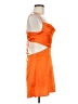 Shein Orange Cocktail Dress Size 6 - photo 4