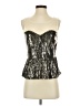 Kiwi Tucker 100% Polyester Silver Sleeveless Top Size S - photo 1