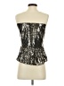 Kiwi Tucker 100% Polyester Silver Sleeveless Top Size S - photo 2
