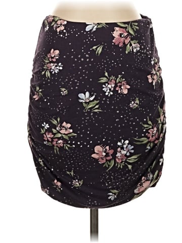 French Grey Casual Skirt (view 1)