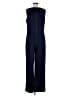 Antonio Melani Solid Blue Jumpsuit Size L - photo 2