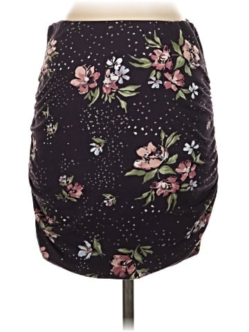 French Grey Casual Skirt (view 2)