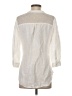 Madison 100% Linen Ivory 3/4 Sleeve Button-Down Shirt Size S - photo 2