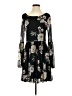 Unbranded Print Black Cocktail Dress Size XS (estimated) - photo 1