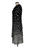 Connected Apparel 100% Polyester Polka Dots Black Casual Dress Size 10 - photo 5
