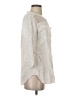 Madison 100% Linen Ivory 3/4 Sleeve Button-Down Shirt Size S - photo 4