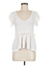 Shein White Short Sleeve Top Size 8 - 10 - photo 1