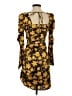 FLORET STUDIOS 100% Polyester Yellow Cocktail Dress Size XS - photo 2