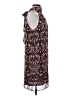 Max Studio 100% Polyester Paisley Burgundy Casual Dress Size S - photo 4