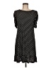 MSK Polka Dots Black Casual Dress Size M - photo 1