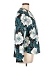 Simply Styled 100% Polyester Floral Teal Long Sleeve Blouse Size L - photo 4