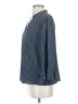 CeCe Blue 3/4 Sleeve Blouse Size S - photo 5