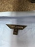 St. John 100% Silk Blue Long Sleeve Silk Top Size 4 - photo 7