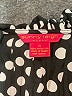 Sunny Leigh 100% Polyester Polka Dots Black Short Sleeve Blouse Size 1X - photo 7