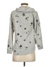 No Boundaries 100% Polyester Stars Silver Pullover Sweater Size XS - photo 2