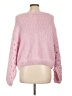 Divided by H&M 100% Polyester Hearts Pink Pullover Sweater Size L - photo 2