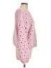 Divided by H&M 100% Polyester Hearts Pink Pullover Sweater Size L - photo 4