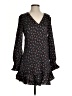 Intermix 100% Silk Floral Black Casual Dress Size 4 - photo 1