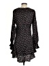 Intermix 100% Silk Floral Black Casual Dress Size 4 - photo 2