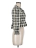 Assorted Brands Checkered-gingham Multi Color Green 3/4 Sleeve Blouse Size M - photo 4