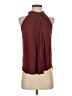 Assorted Brands 100% Rayon Burgundy Sleeveless Blouse Size S - photo 1