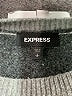 Express Color Block Gray Pullover Sweater Size L - photo 7