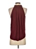 Assorted Brands 100% Rayon Burgundy Sleeveless Blouse Size S - photo 2