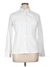 J. McLaughlin Solid White Long Sleeve Button-Down Shirt Size XL - photo 1