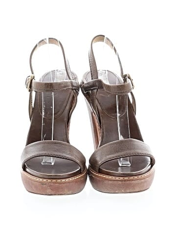 Prada Leather platform Sandals (view 2)