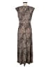 BCBGMAXAZRIA Animal Print Tan Casual Dress Size L - photo 2